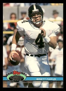1991 Stadium Club Brett Favre Rookie Card #94