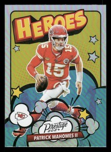 2024 Pristige Patrick Mahomes Card #10 - Heroes Insert