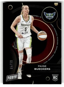 2025 WNBA Player of The Day Paige Bueckers Rookie  Basketball Card #RC1 Red Parallel Serial #d 6599