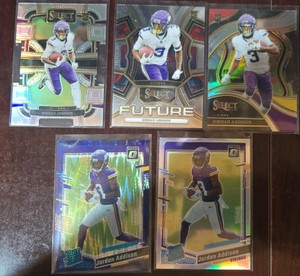 (5) 2023 Jordan Addison Rookie Card Lot
