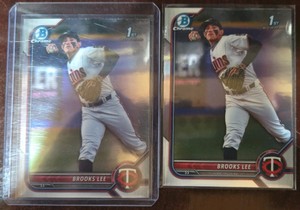 (2) 2022 Bowman Chrome 1st Brooke Lee Rookie Cards