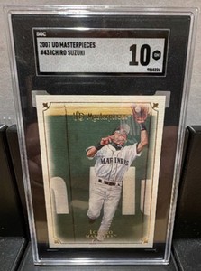 SGC 10 gem mint 2007 UD masterpieces Ichiro Suzuki #43