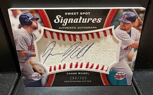 2008 Sweet Spot signatures autograph Jason Kubel serial #100300