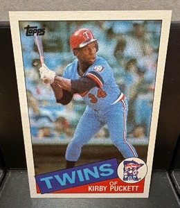 1985 Topps Kirby Puckett rookie card #536