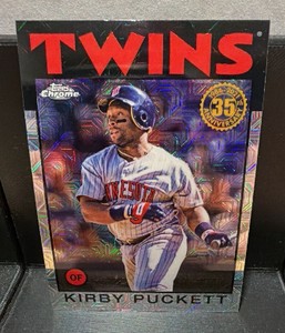 2021 Topps silver pack Mojo refractor Kirby Puckett