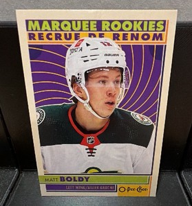 2022 0-PEE-CHEE vintage Matt Boldy Rookie card #541