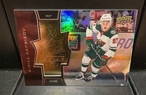 2020 SPX finite Kirill Kaprizov Rookie Card Serial #159299