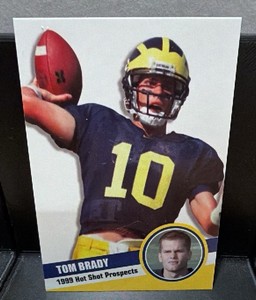 1999 hot shot prospects, Tom Brady rookie card