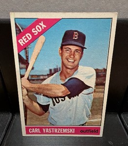 1966 Topps Carl Yastrzemski #70 Boston Red Sox Hall of Famer