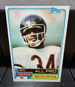 1981 Topps, Walter Payton #400 Hall of Famer