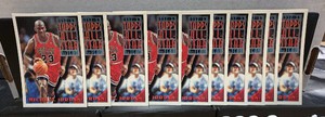 1993 Topps All-Star first team Michael Jordan 10 card lot