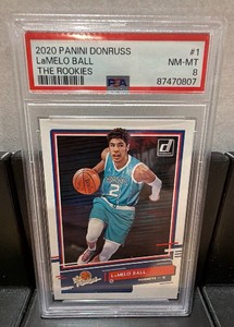 PSA 8 2020 Donruss LaMelo Ball, the rookies #1