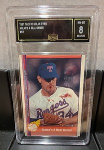 GMA 8 1991 Pacific Nolan Ryan Bloody Face #92