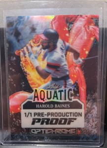 Leaf Aquatic Optichrome 1 of 1 Proof Harold Baines HOFer