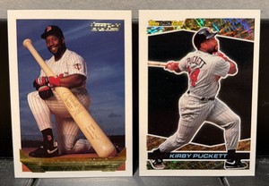 1993 Topps Gold & Topps Black Gold Kirby Puckett Cards