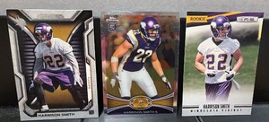 (3) 2012 Harrison Smith Rookies Topps Chrome, Strata & RookiesStars