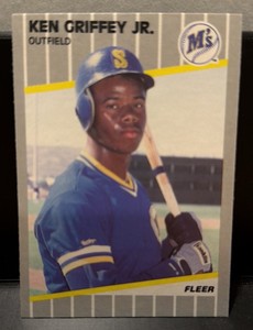 1989 Fleer Ken Griffey Jr. Rookie Card #548