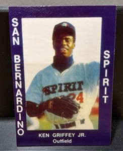 1988 San Bernardino Spirit Ken Griffey Jr. Rookie Card