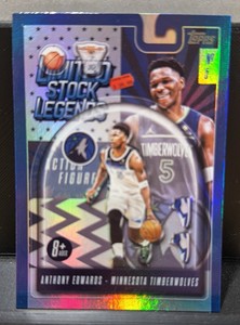 2025 Topps Limited Stock Legends Anthony Edwards #40