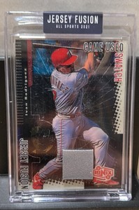 2021 Jersey Fusion Game Used Swatch Ivan Pudge Rodriguez
