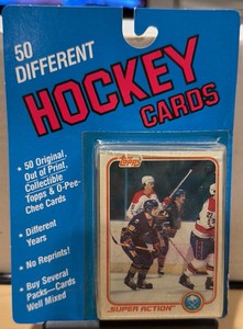 50 Different Original Out of Print Topps & O-Pee-Chee Hockey Cards