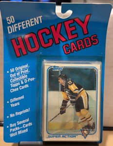 50 Different Original Out of Print Topps & O-Pee-Chee Hockey Cards