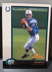 1998 Bowman Peyton Manning Rookie Card #1
