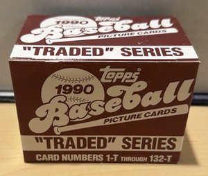1990 Topps Traded Factory Set 132 Cards