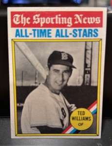 1976 Topps The Sporting News All-Time All-Stars Ted Williams #347