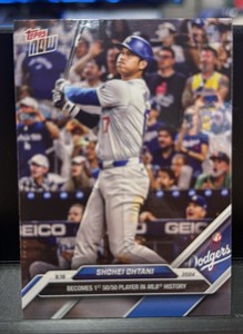 2024 Topps Now Shohei Ohtani 1st 5050 Player in MLB History