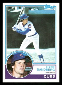 1983 Topps Ryne Sandberg Baseball Rookie Card #83