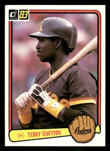 1983 Donruss Tony Gwynn Baseball Rookie Card #598