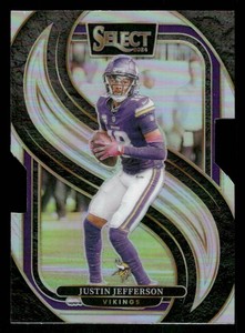 2024 Select Justin Jefferson Football Card #174  Silver Parallel 