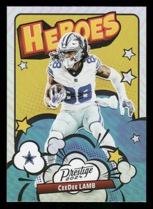 2024 Prestige CeeDee Lamb Football card #12  Heroes Insert