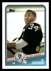 1988 Topps Bo Jackson Football Vintage Rookie Card #327
