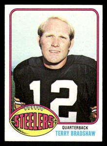 1976 Topps Terry Bradshaw Football Vintage Card #75
