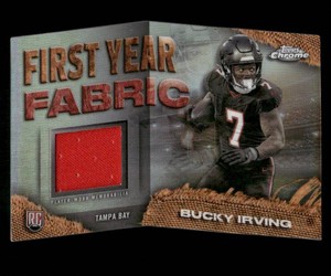 2024 Topps Chrome Bucky Irving Football Jersey Rookie Card