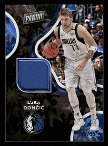 2020-21 Panini Luka Doncic Jersey Relic Cracked Ice Basketball Card- Serial #d 5599