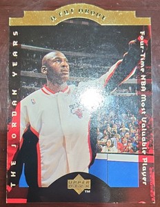 1996 Upper Deck Michael Jordan Basketball Card  A Cut Above Insert 