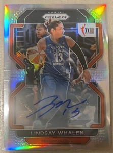 2022 Panini Prizm basketball card Lindsay Whalen autographed