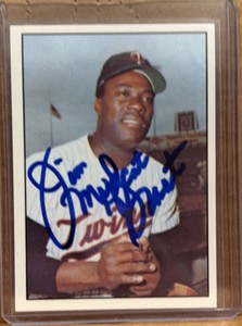 1978 TCMA Jim mud cat Grant autograph Minnesota Twins