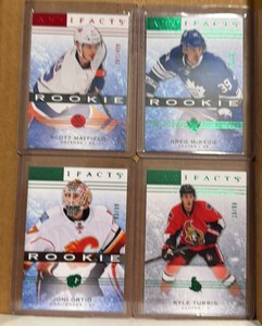 (9) 2014-15 Artifacts Rookie & Numbered Lot