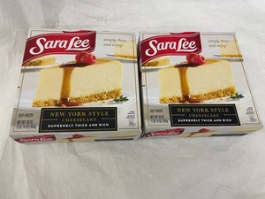 D - Sara Lee New York Style Cheesecake 30 Oz (Lot of 2)