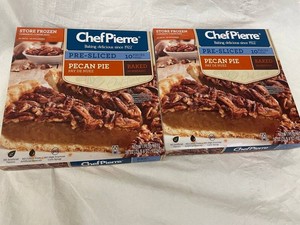 B - Chef Pierre Pre-Sliced Baked Pecan Pie 10-Inch 36 Oz (Lot of 2)