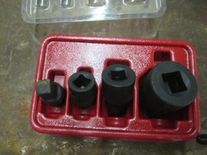Impact socket adapter set