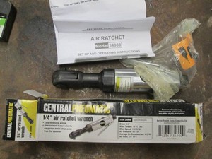 New Central Pneumatic 14 air ratchet wrench