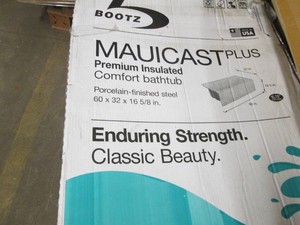 Bootz Mauicast insulated bathtub