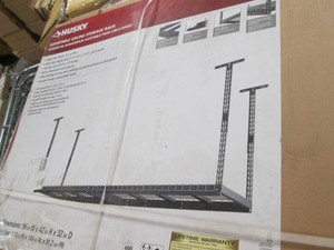Husky adjustable ceiling storage rack 96 x 42 x 32