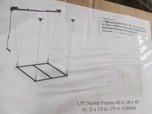 Flexmounts 4 x 4 foot garage ceiling storage lift without deck
