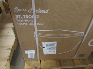 Swiss Madison wall hung round toilet